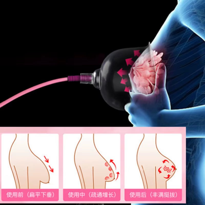 Breast Enlargement Firming Massager Pump Vacuum Suction Cupping Therapy Buttocks Lifting Cups Butt Enhancer Pumping Machine