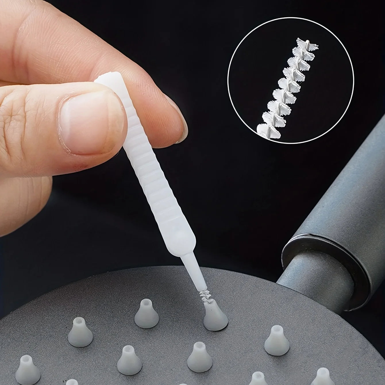 10Pcs/Set Shower Head Hole Cleaning Brush Anti-Clogging Pore Gap Cleaning Tools Kitchen Bathoom Phone Hole Clean Small Brushes