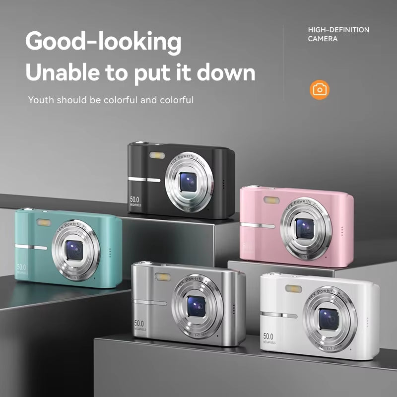 Xiaomi 5K Digital Camera 50MP Pixels 16X Powerfil Zoom Outdoor Anti-Shake Digital HD Video Camera Flash Video Recorder Gifts
