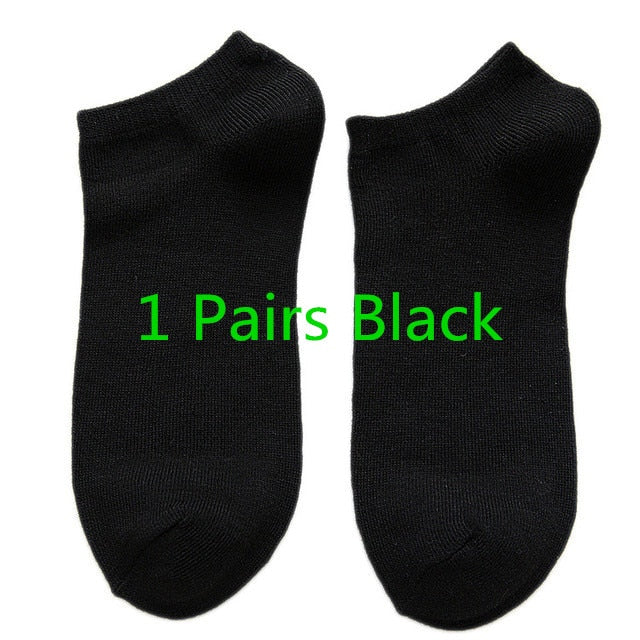Venta al por mayor, 10 pares de calcetines unisex para hombre y mujer, transpirables, deportivos, de color liso, náuticos, cómodos, de algodón, hasta el tobillo, blancos.