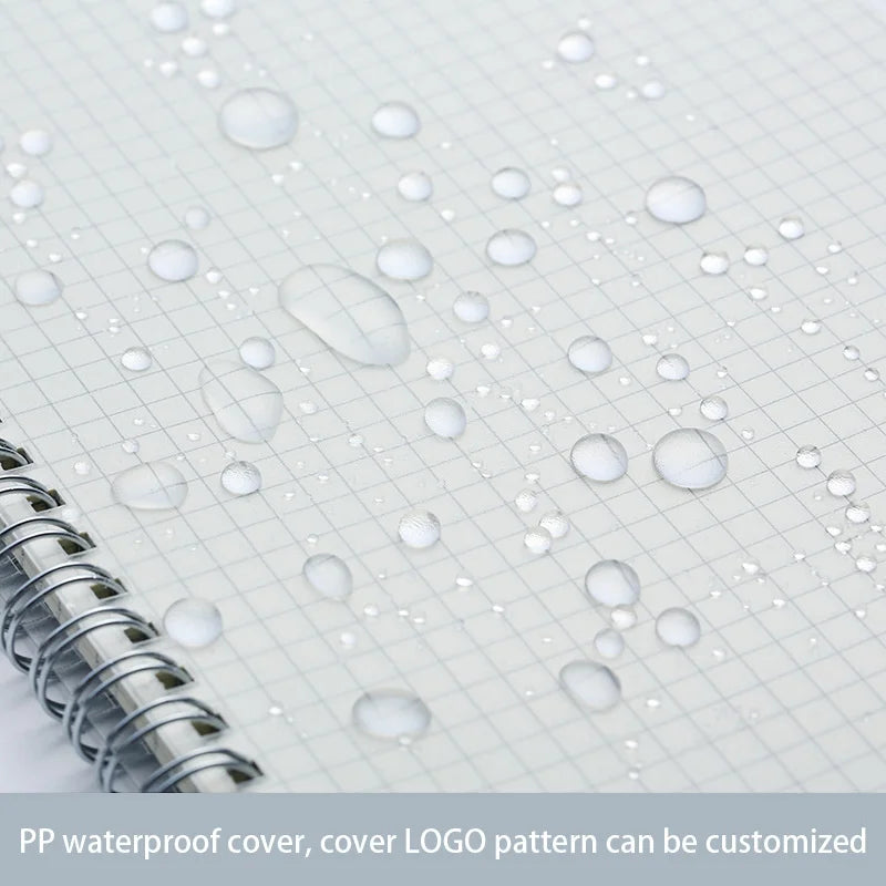Cuaderno espiral tamaño A5, A6, B5, cuaderno de espiral con líneas y puntos, papel cuadriculado en blanco, diario, cuaderno de bocetos, material escolar, papelería.