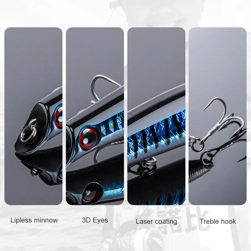 Noeby Sasuke Lipless Floating Minnow Fishing Lures 120mm16g 150mm24g Artificial Hard Baits for Pike Bass Saltwater Fishing Lure