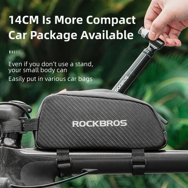 ROCKBROS Bicycle Pump130PSI Air Pump Aluminum Alloy Portable Drop-proof Bike Ultralight Hand Pump MTB Mountain Bike Pump