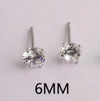 Pendientes LEKANI de plata de ley 925 auténtica con cristales para mujer, joyería fina para boda, regalo