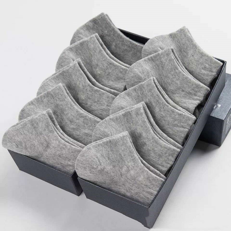 Venta al por mayor, 10 pares de calcetines unisex para hombre y mujer, transpirables, deportivos, de color liso, náuticos, cómodos, de algodón, hasta el tobillo, blancos.