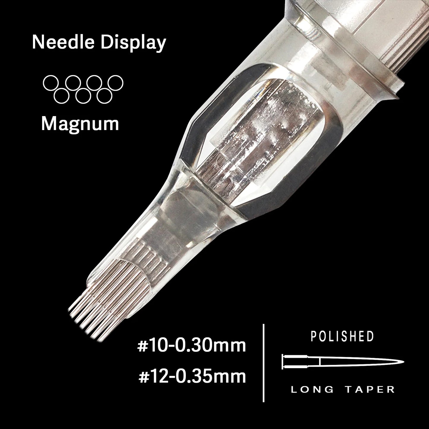 Agujas de tatuaje EZ Revolution Magnum de 0,30 mm y 0,35 mm para máquina de tatuajes Ratory RC1205M1-2 RC1207M1-2 RC1215M1-2 (20 unidades/lote)