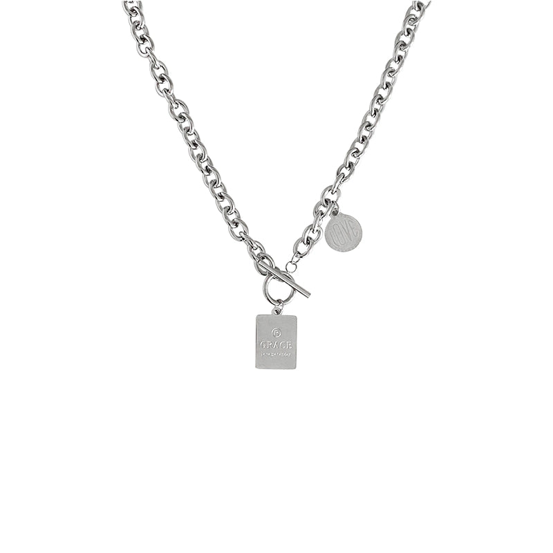 Niche Women's Long Sweatshirt Clavicle Chain Accessories