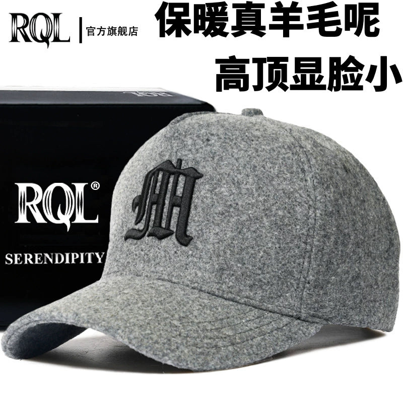 Gorra de béisbol estilo coreano Tall Crown para hombre con gran circunferencia de cabeza para otoño e invierno