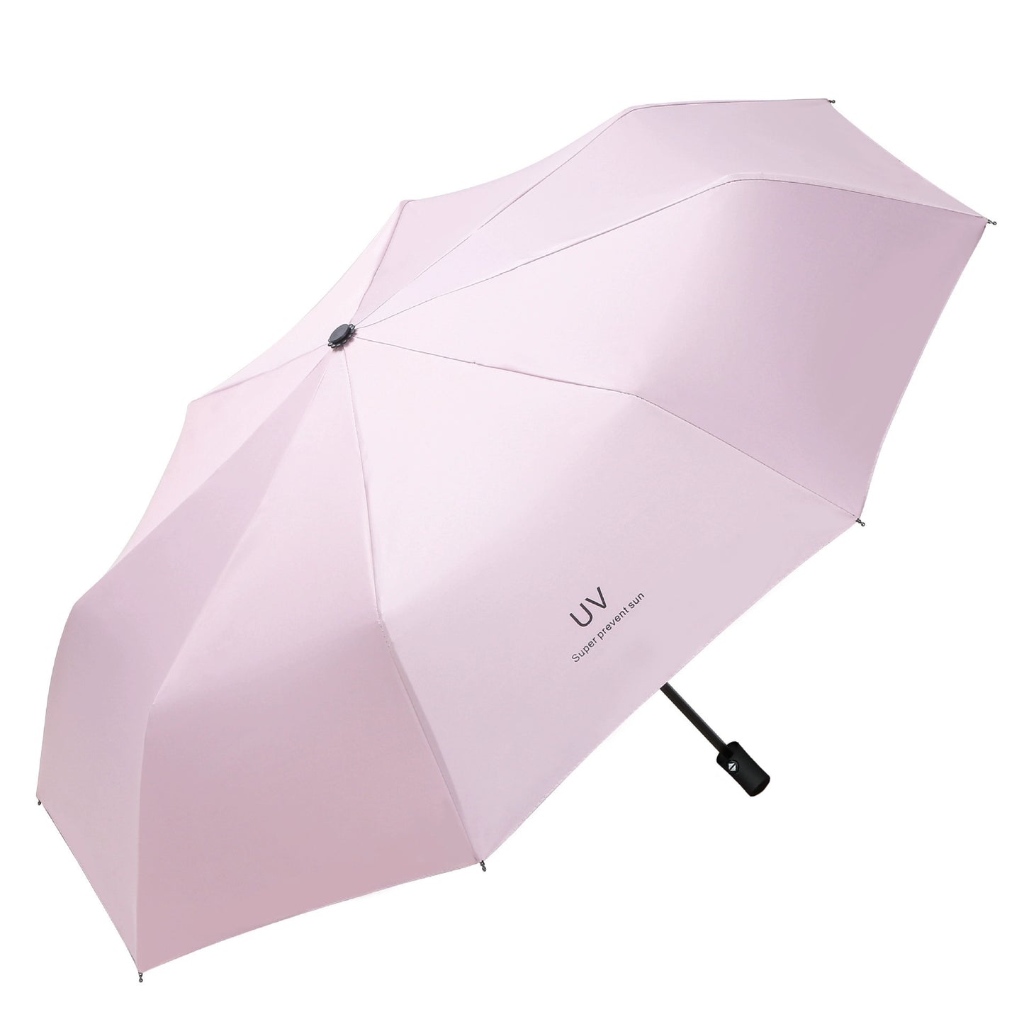 Paraguas automático plegable para hombre y mujer, grande, reforzado, grueso, de doble uso, con protección solar UV.