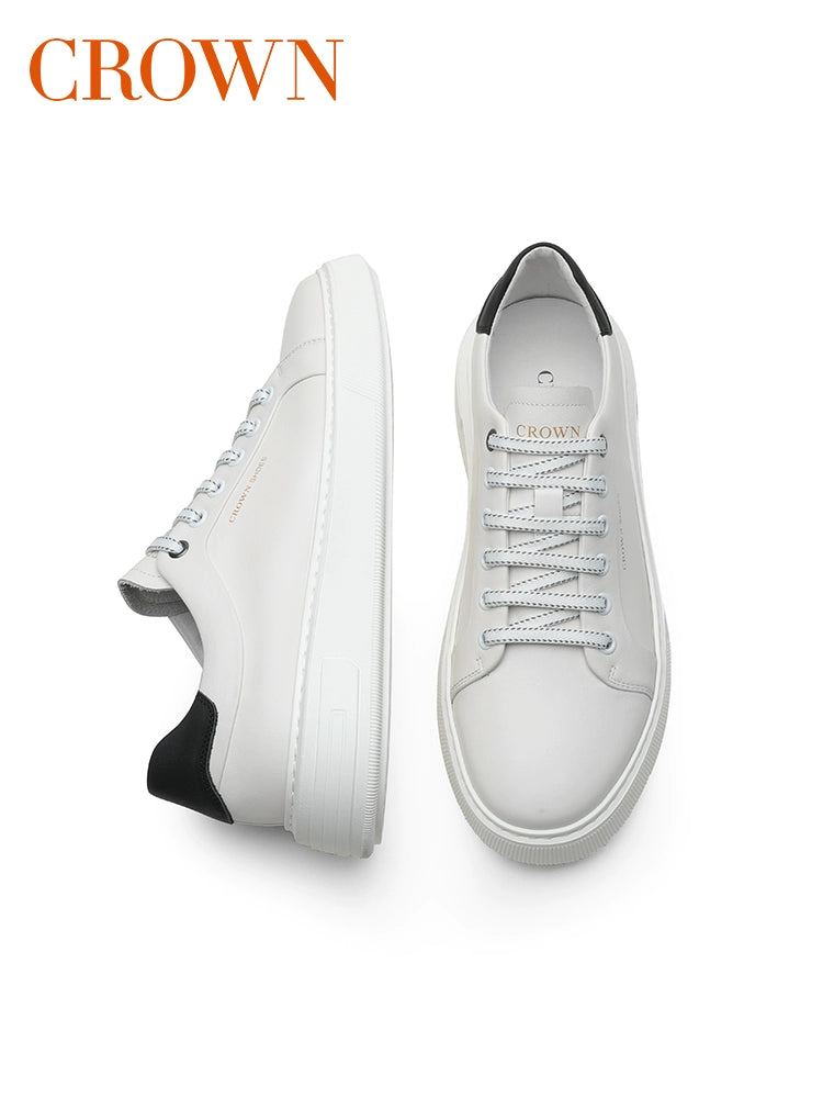 Corona de primavera y otoño con suela suave que absorbe los impactos, ideal para combinar con zapatos blancos.