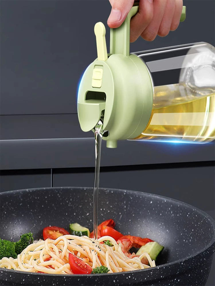 Olla pulverizadora de apertura y cierre automático para barbacoa de doble uso en la cocina
