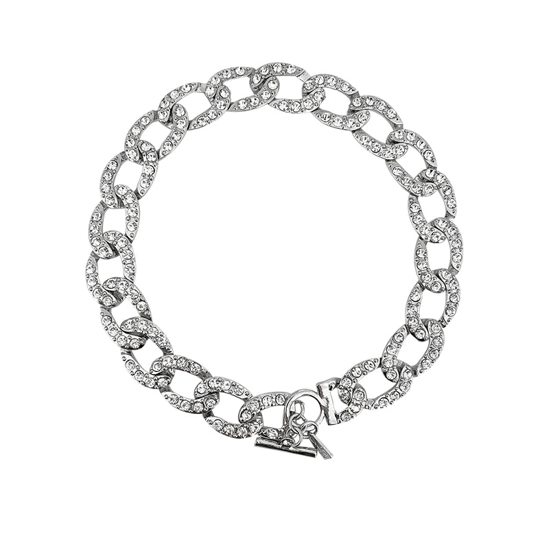 Exaggerated Women's Fancy Exquisite Cuban Decorative Thick Chain