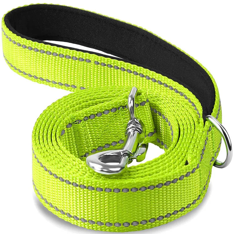 Arnés para perros y gatos, correa de plomo con reflexión nocturna, cuerda de remolque para mascotas de 1,2/1,5/1,8 m, cuerda de protección, correa de entrenamiento para caminar.