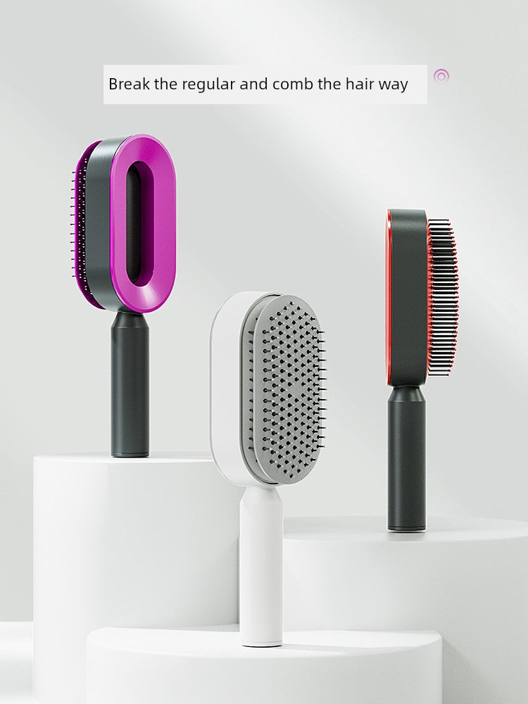 Upgraded for Long Hair Airbag Massage Comb Cleaning