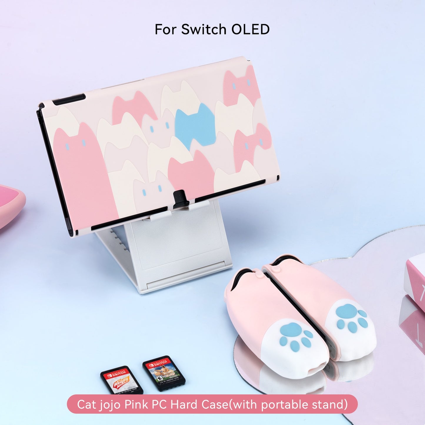 GeekShare Nintendo Switch Shell Silicone Soft Shell 3D Cute Cat Claw Split JoyCon Protective Case For Nintend Switch Accessories