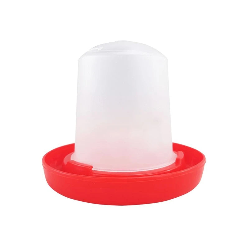 Chick Feeder Waterer Durable Plastic Feeding for Up to 6 Chicks At Once