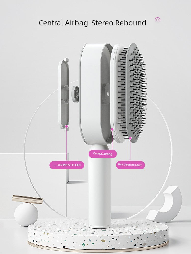 Upgraded for Long Hair Airbag Massage Comb Cleaning