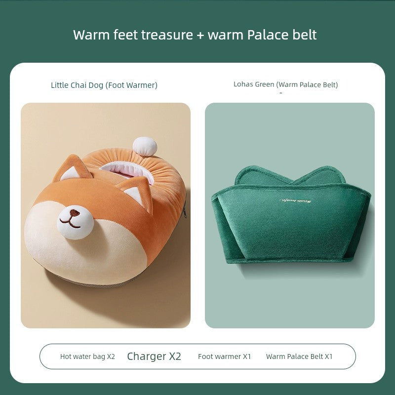 Feet Warmer Bed Sleep Special Hot Water Bag for Bed Explosion-Proof Rechargeable Hot-Water Bag Hand Warmer Handy Gadget 1780