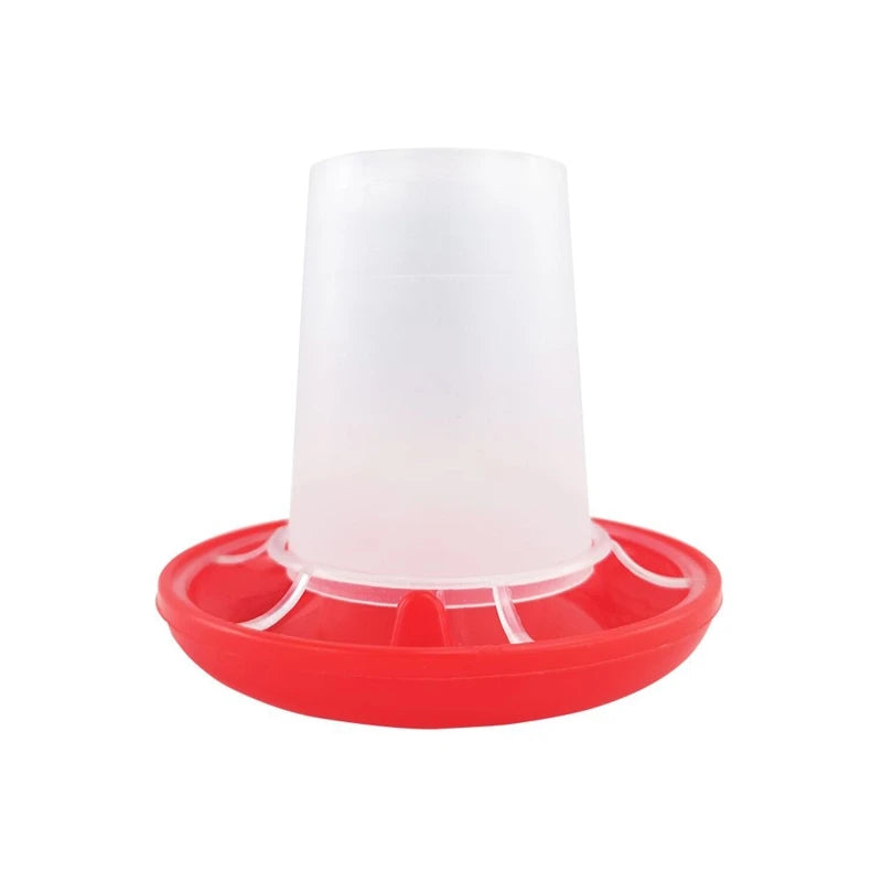 Chick Feeder Waterer Durable Plastic Feeding for Up to 6 Chicks At Once