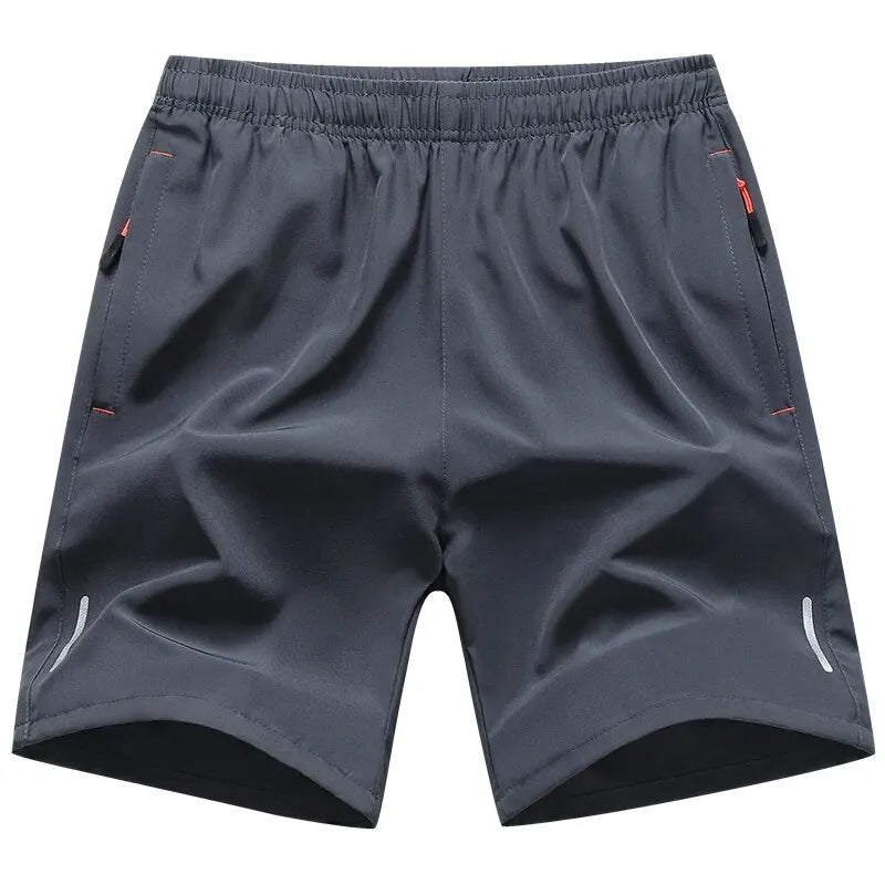 Pantalones cortos deportivos de verano para hombre, cómodos, con cintura elástica, transpirables, tallas grandes 6XL, 7XL y 8XL.