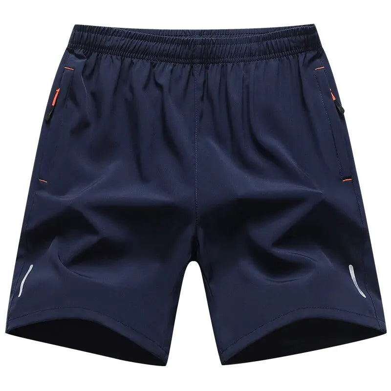 Pantalones cortos deportivos de verano para hombre, cómodos, con cintura elástica, transpirables, tallas grandes 6XL, 7XL y 8XL.