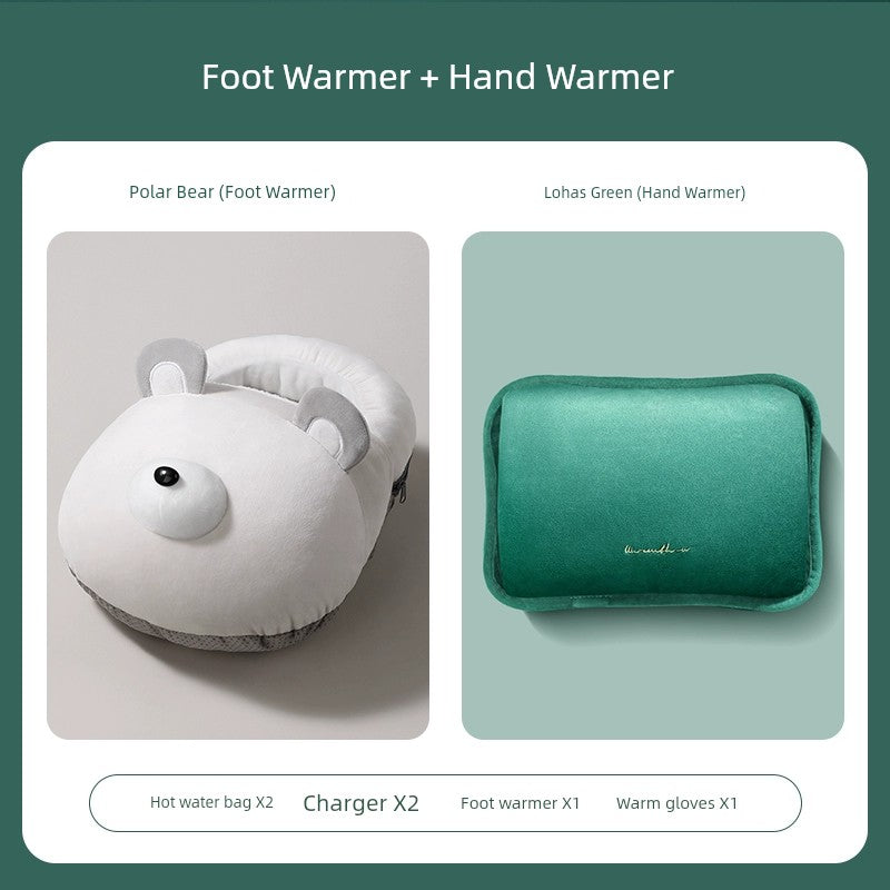 Feet Warmer Bed Sleep Special Hot Water Bag for Bed Explosion-Proof Rechargeable Hot-Water Bag Hand Warmer Handy Gadget 1780