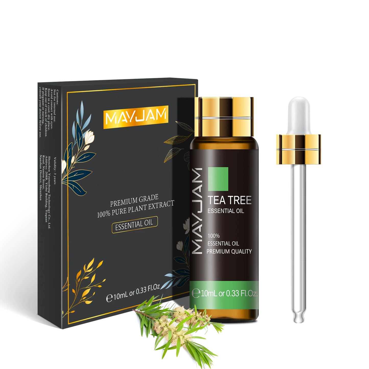 Aceite esencial difusor de aroma de lavanda, rosa, eucalipto, jazmín, vainilla, menta, sándalo, árbol de té y naranja, 10 ml.