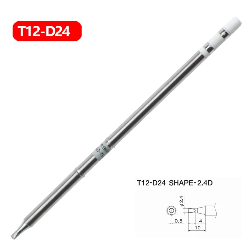 1pc T12 Soldering Iron tips Replacement Various models of Tip Electric Soldering Iron Tip T12- D4 D52 J02 JS02 BC3 CF4 KF KL