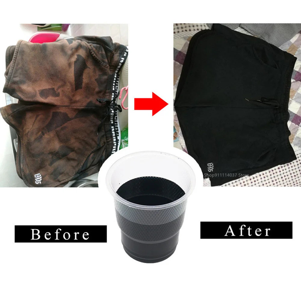 10g/20g/50g Paint for Fabric Paint Black /Red/Yellow Color Dye for Clothing Textile Dyeing Clothing Renovation Paint for Clothes