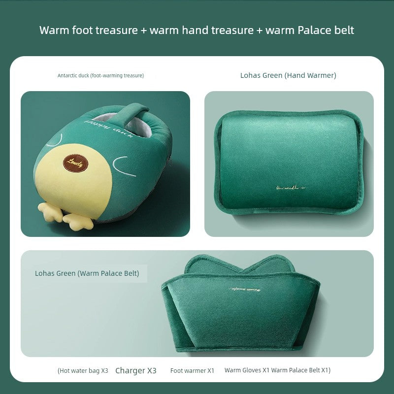Feet Warmer Bed Sleep Special Hot Water Bag for Bed Explosion-Proof Rechargeable Hot-Water Bag Hand Warmer Handy Gadget 1780