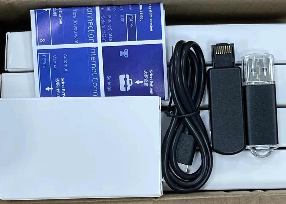 One-Key JB Tool Mod Kit For PS4 FW 9.0/11.0 System USB Dongle Adapter for 9.60/10.00/10.01/10.50/10.70 With Type-C Cable