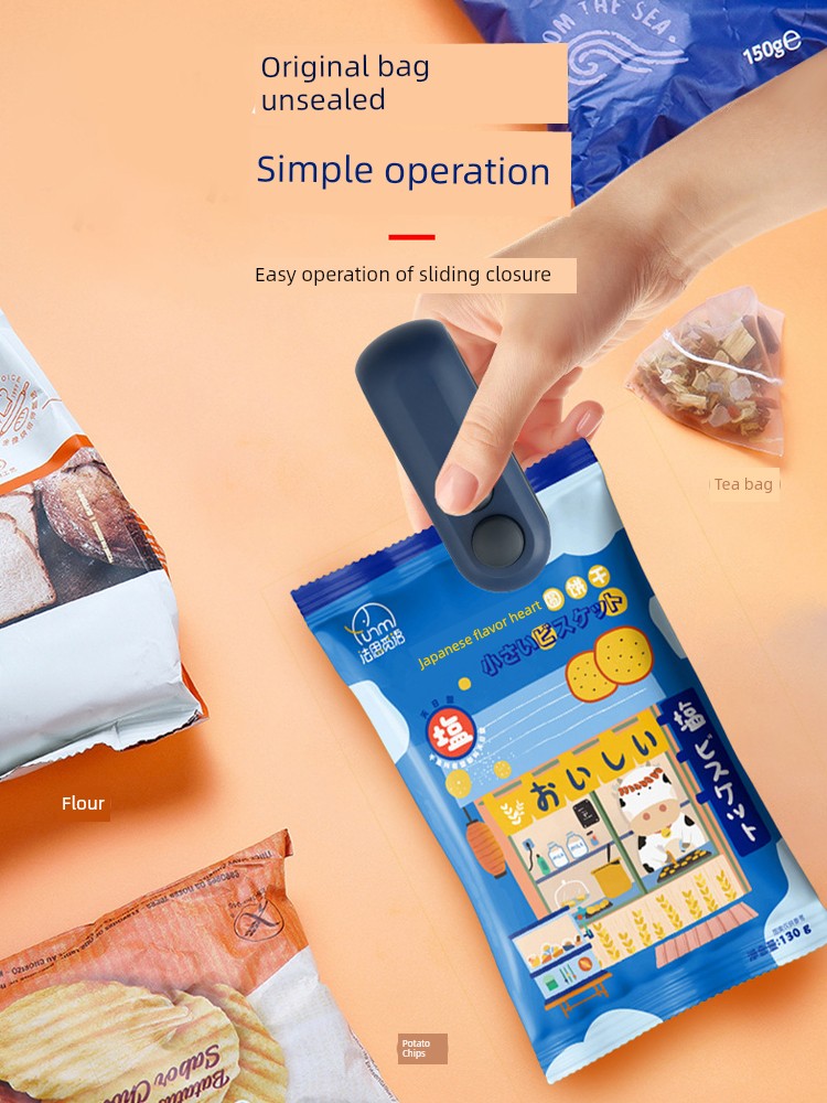 Mini máquina selladora de alimentos con protección de frescura y carga