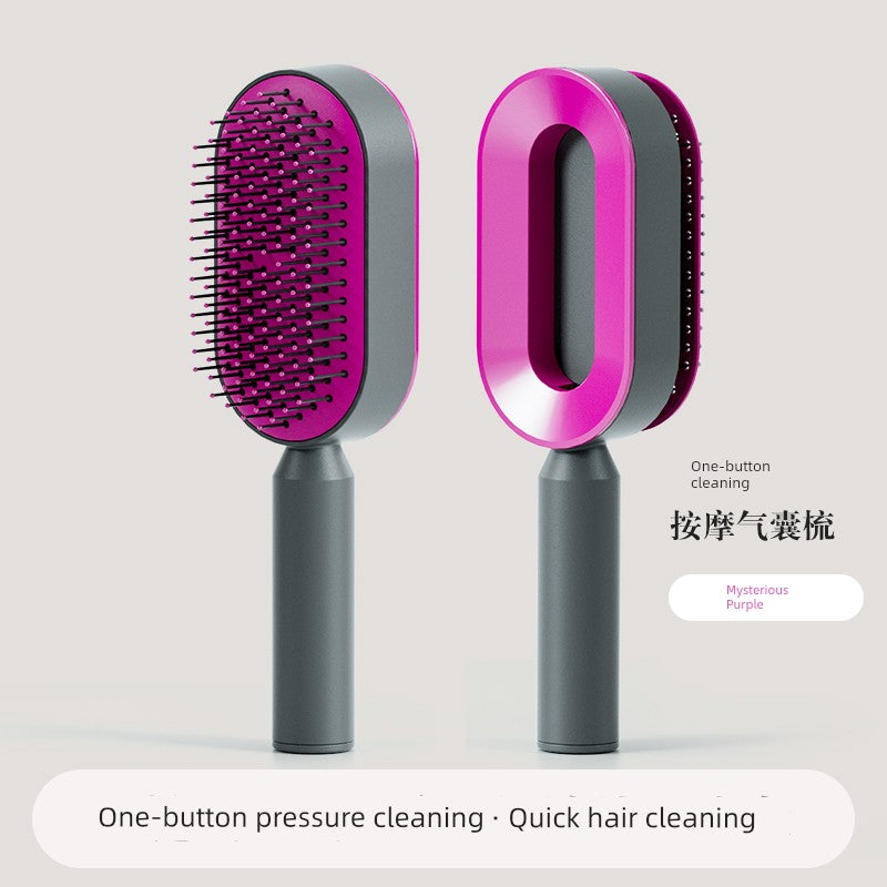 Upgraded for Long Hair Airbag Massage Comb Cleaning