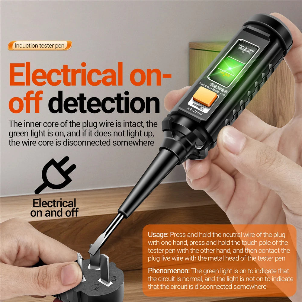 Multi-functional Electrician Screwdriver Pencil AC Non-contact Induction Test Pen Voltage Tester Voltage Detector Screwdriver