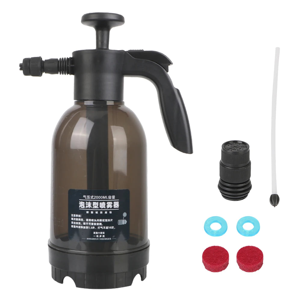 2L Foam Sprayer Bottle Watering Cans Foam Nozzle Foam Cars Watering Washing Tool Manual Sprayer Car Washing Foam Sprinkling Pot