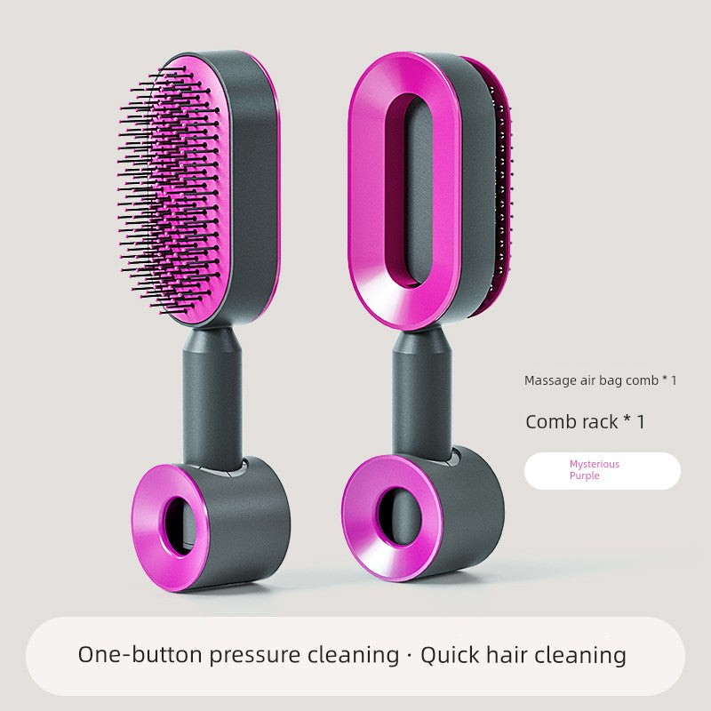 Upgraded for Long Hair Airbag Massage Comb Cleaning
