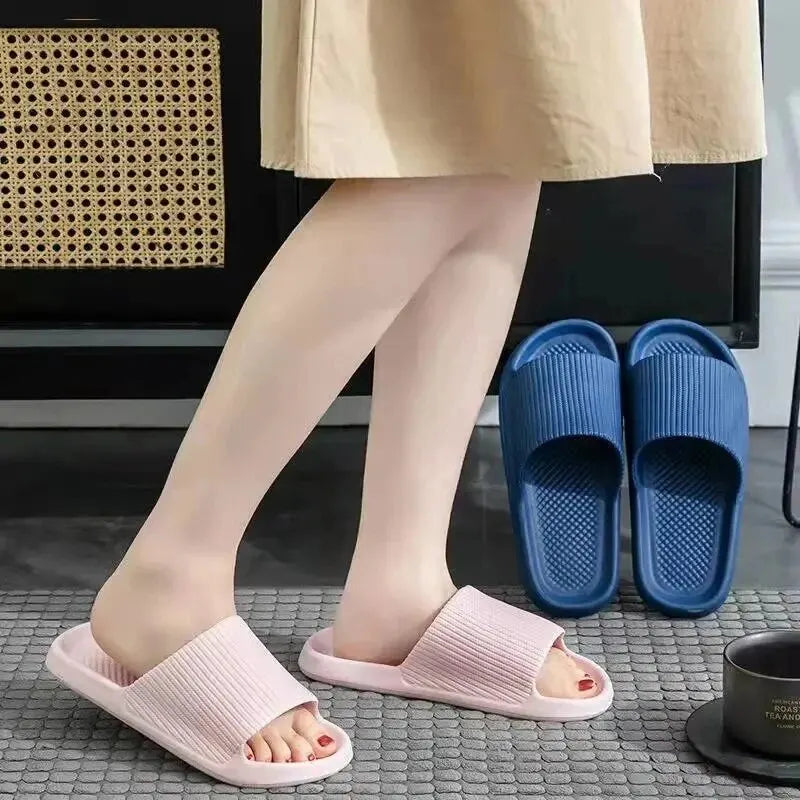Zapatillas de ducha con suela suave y masaje para mujer, hombre y pareja, impermeables, antideslizantes, para el hogar, ocio y baño.