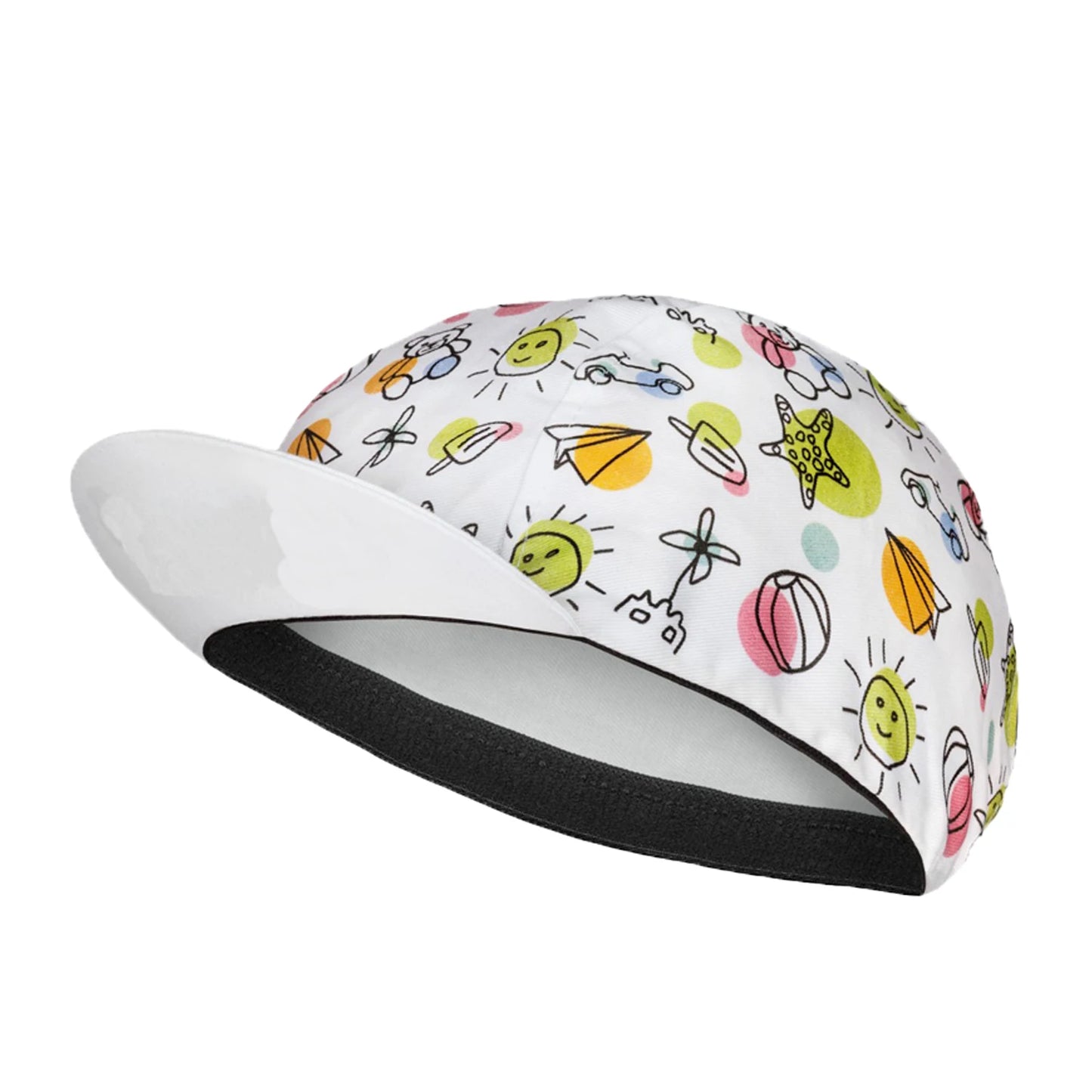 Gorras de ciclismo clásicas de poliéster con diseño de cerveza, café y helado de SweetMatt, de secado rápido, para verano