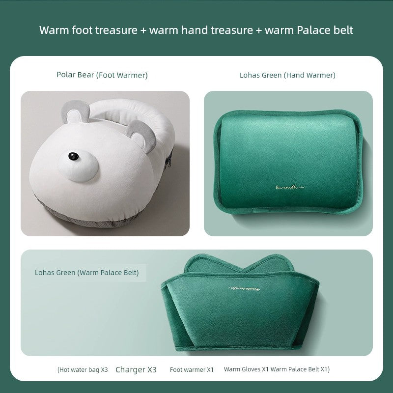 Feet Warmer Bed Sleep Special Hot Water Bag for Bed Explosion-Proof Rechargeable Hot-Water Bag Hand Warmer Handy Gadget 1780
