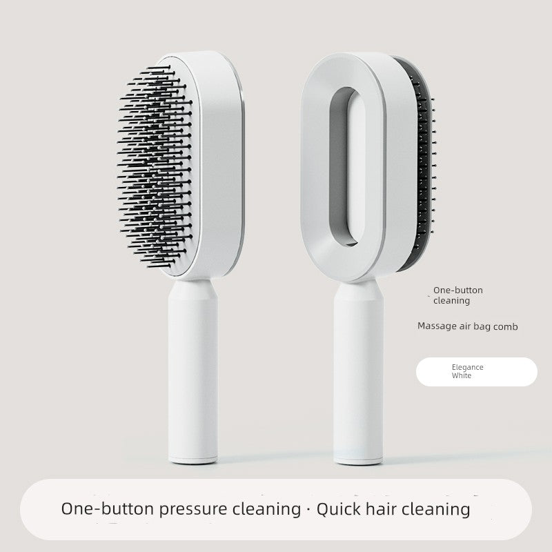 Upgraded for Long Hair Airbag Massage Comb Cleaning