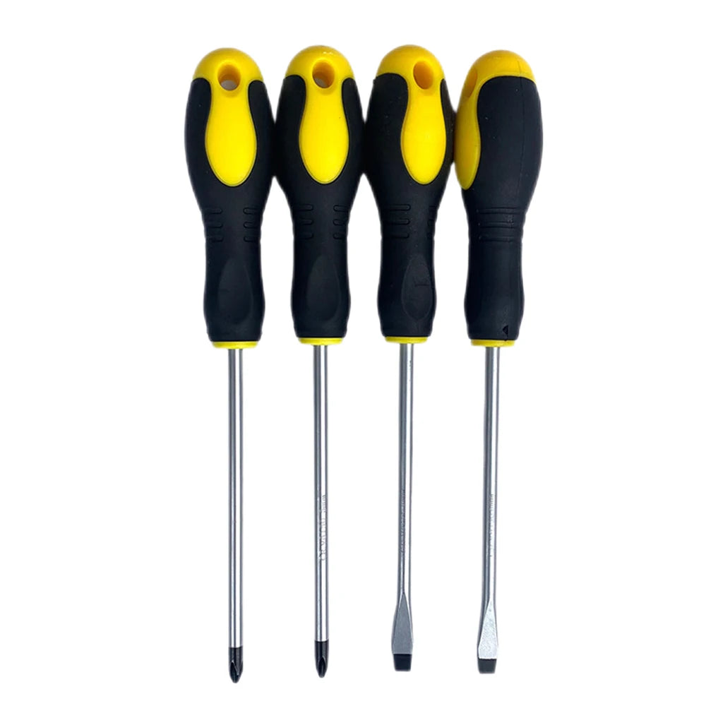 3/4/5/6/8 Inch Rubber-coated Anti-slip Handle Word Cross Strong Magnetic 45# Steel Screwdriver Screwdriver