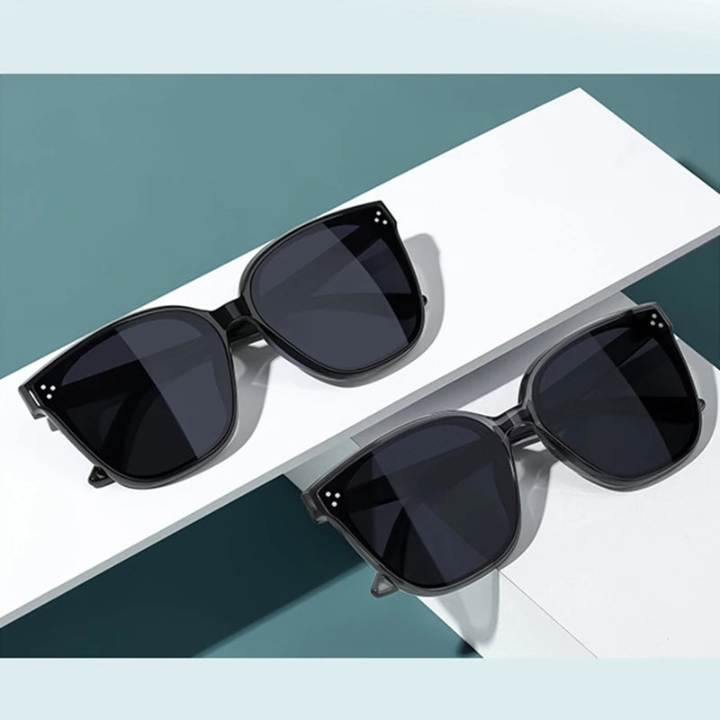 CLLOIO New Trend Sunglasses For Women And Men Simple Design Decorative Glasses Car Driving Eyewear Unisex Sun Glasses UV400