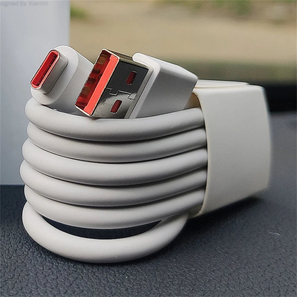 Original Xiaomi 6A 120W 90W 67W 55W 33W USB Type C Turbo Fast Charge Cable For Mi 14 13 12 11 Pro Redmi Note 12 11 T Pro POCO X4