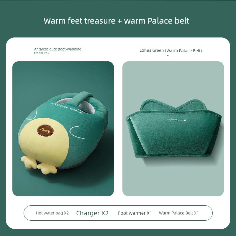 Feet Warmer Bed Sleep Special Hot Water Bag for Bed Explosion-Proof Rechargeable Hot-Water Bag Hand Warmer Handy Gadget 1780