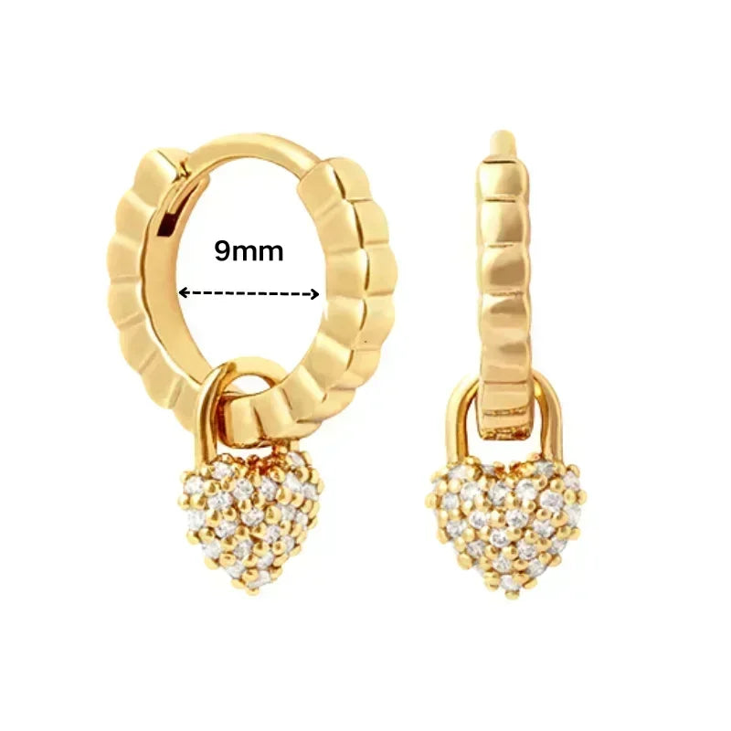 Pendientes de aro de plata de ley 925 con forma de aguja y cristales de circonita, con gotas de agua, dorados, joyería de lujo premium para fiestas.