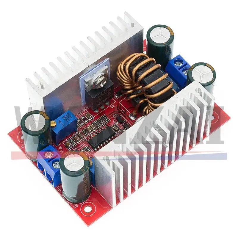 Convertidor elevador de CC de 400 W y 15 A, fuente de alimentación de corriente constante, controlador LED, cargador de voltaje de 8,5-50 V a 10-60 V, módulo elevador.