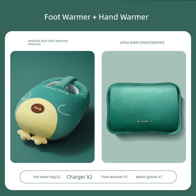 Feet Warmer Bed Sleep Special Hot Water Bag for Bed Explosion-Proof Rechargeable Hot-Water Bag Hand Warmer Handy Gadget 1780