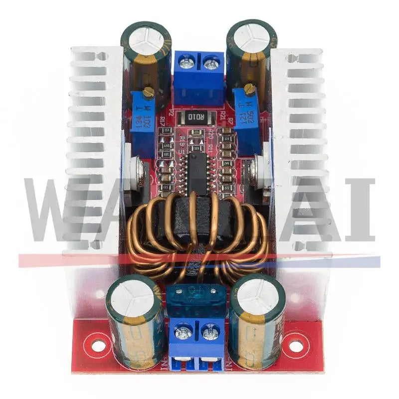 Convertidor elevador de CC de 400 W y 15 A, fuente de alimentación de corriente constante, controlador LED, cargador de voltaje de 8,5-50 V a 10-60 V, módulo elevador.