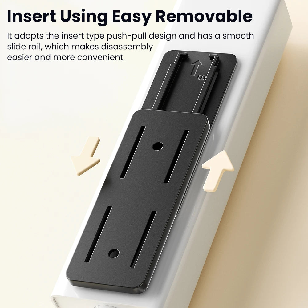 Toocki - Fijador de enchufes autoadhesivo para pared, sin perforaciones, para cocina, hogar y oficina