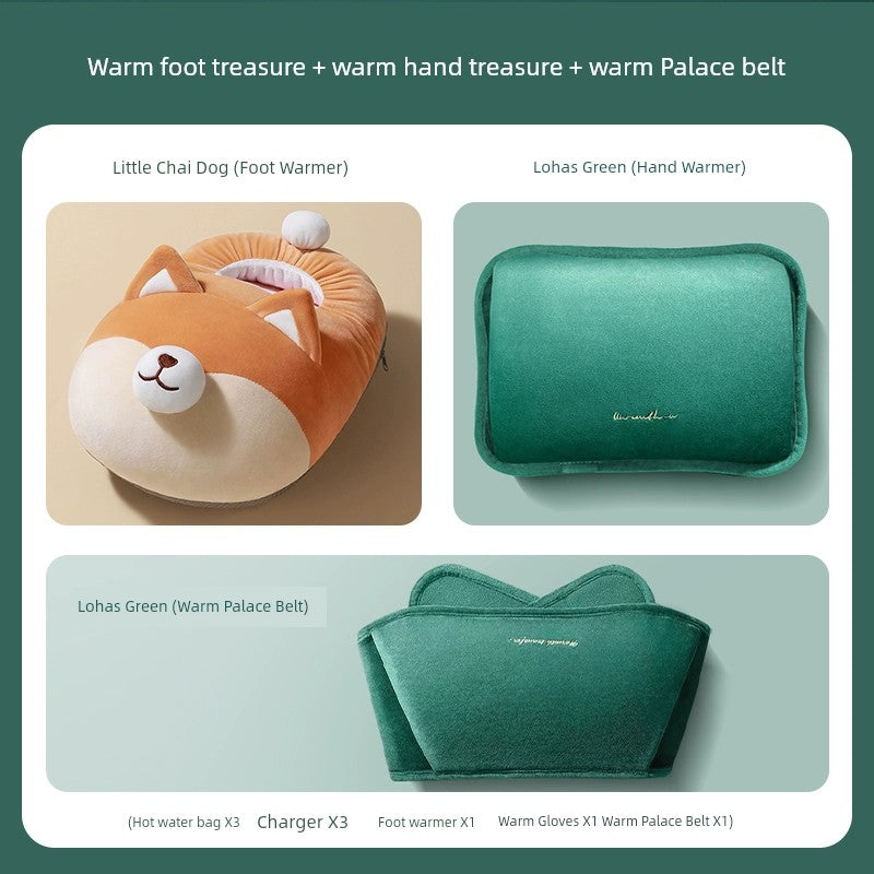 Feet Warmer Bed Sleep Special Hot Water Bag for Bed Explosion-Proof Rechargeable Hot-Water Bag Hand Warmer Handy Gadget 1780